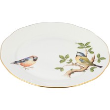 Herend Songbird Desenli Porselen Yemek Tabağı 28.8 cm