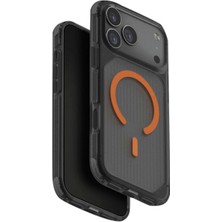 Uniq Combat Active iPhone 17 Pro Max Siyah Magsafe Uyumlu Telefon Kılıfı