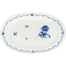 Fürstenberg Alt Lottine Porselen Oval Servis Tabağı 33,5 cm