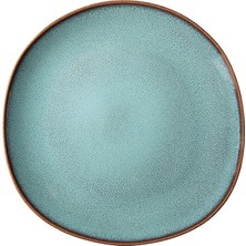 Villeroy & Boch Lave Turkuaz Porselen Yemek Tabağı 28 cm