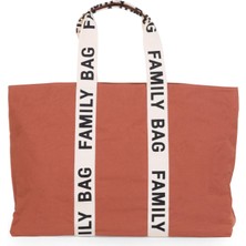 Childhome Family Bag Signature Kiremit Kanvas Anne Bebek Bakım Çantası