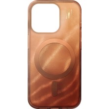 iDeal of Sweden Glitter Glow Iphone 16 Pro Magsafe Uyumlu Mocha Mousse Telefon Kılıfı