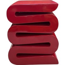 Tiftix S Stool Bordo Yan Sehpa