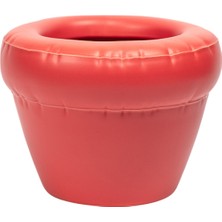 Home Stüdyo Pierre Coral Matte Kırmızı Seramik Saksı
