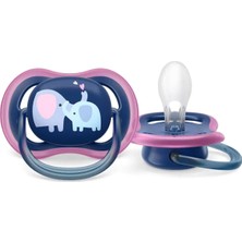 Philips Avent Pembe Mavi Silikon 18+ Ay 2'li Ultra Air Gece Emziği