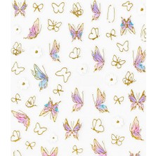 Mini & Kids Nail Butterfly Kız Çocuk Sticker