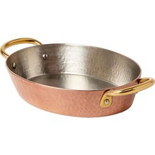 Voeux Héritage Koleksiyonu Bakır Dövmeli Oval Sahan 28 cm
