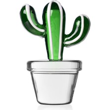 Ichendorf Milano Desert Plants Koleksiyonu Kaktüs Figürlü Yeşil Cam Dekoratif Obje