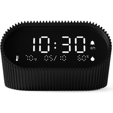Lexon Ray Siyah Alarm Masa Saati