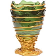 Corsi Design Pompitu Iı L Yeşil Gold Vazo