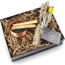 Coho Objet Coho Box Matte Meditation Tütsülük 2 Palo Santo ve Adaçayı Hediye Seti
