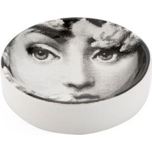 Fornasetti No 13 Yüz Baskılı Porselen Kül Tablası