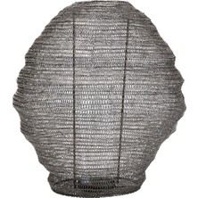 Kare Design Lantern Mesh Black Şamdan Mumluk