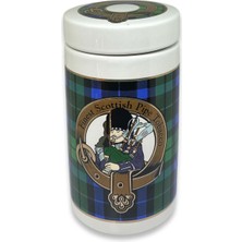Lubinski Italy Finest Scotish Mavi El Yapımı Seramik Pipo Tütün Kavanozu