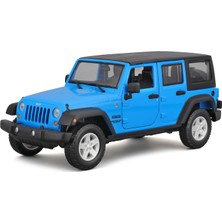 Maisto 1:24 2015 Jeep Wrangler Mavi Model Araba