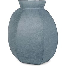 Guaxs Karakol Round Indigo Cam Dekoratif Obje