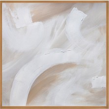Klé Studio Beigy Tones Akrilik El Yapımı Tablo 90X90 cm