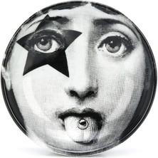 Fornasetti No 38 Yüz Baskılı Porselen Kül Tablası