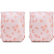 Swim Essentials Leopard Old Pink Çocuk Şişme Yüzme Kolluğu