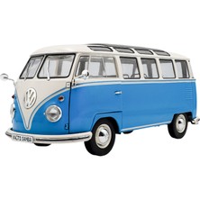 1:18 Solido 1962 Volkswagen T1 Samba Bus Açık Mavi Model Araba