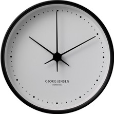 Georg Jensen Hanning Koppel Siyah Duvar Saati