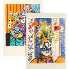 Caspari Matisse 8'li Kutulu Not Kartı ve Zarfı