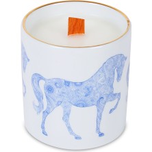 Some Home İstanbul Horse Luck Collection Blue Kokulu Mum 55 G