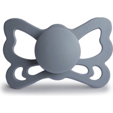 Frigg Butterfly Great Gray Silikon Anatomik Damaklı Emzik
