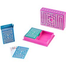 Jonathan Adler Op Art Lacquer Ahşap Kart Seti