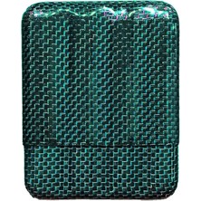 Lubinski Italy Titanium Karbonfiber Toscanello Yeşil 4'lü Puro Kılıfı