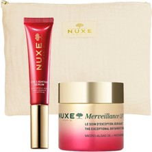 Nuxe Merveıllance Lift Göz Serumu + Sıkılaştırıcı Krem + Çanta Göz Serumu Seti