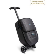 Micro Ride On 4.0 Bagaj Çantalı Katlanabilir Ayarlanabilir Gidonlu 3 Tekerlekli Yetişkin Scooter