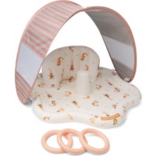 Swim Essentials Mermaid Sırt Destekli ve Gölgelikli Bebek Oyun Matı 76 cm