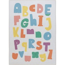 Itsy Bitsy Kids Alphabed Yıkanabilir Çocuk Halısı 120 x 160 cm