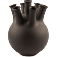 Cumba Selection Resin Siyah Reçine Vazo
