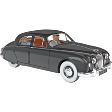 Tintin The Jaguar Mk1 La Mk1 De Dawson No.35 1/24 Scale Diecast Model Araç