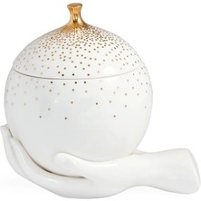 Jonathan Adler Gilded Eve Beyaz Obje
