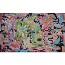 Emel Özkul Silent Zone 79X128 cm Resim