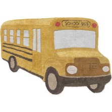 Lorena Canals School Bus Pamuklu Çocuk Odası Halısı 90 x 130 cm