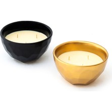Maison Monson Toi Gold Luxury Candle Floral ve Toı Black Luxury Candle Spicy Woody Kokulu Mum 400 gr