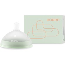 Borrn Antikolik Silikon Hızlı Akışlı Yeşil Biberon Emziği