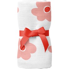 Itsy Bitsy Kids Amulet Blossom Bloom Pembe Müslin Bebek Örtüsü 70 x 70 cm