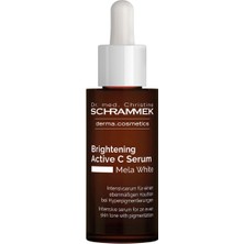 Schrammek Mela White Brightening Active C Vitamini Koyu Leke Giderici Cilt Serumu 30 ml