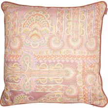 Etro Home Pembe 55X55 cm Dekoratif Yastık