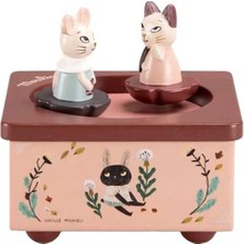 Moulin Roty Kedi ve Fare Oyuncak Müzik Kutusu