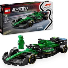 LEGO Speed Champions Aston Martin Aramco F1 AMR24 Yarış Arabası 269 Parça 10+ Yaş Sürücü Minifigürü Içeren Yaratıcı Yapı Oyuncağı 77245