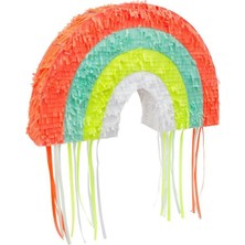 Meri Meri Neon Kurdele Detaylı Gökkuşağı Pinyata