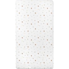 Casadora Baby Simba Beyaz %100 Pamuk Saten Çocuk Lastikli Çarşaf 100 x 200 cm