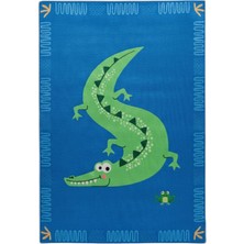 Itsy Bitsy Kids Croc-A-Dream Çok Renkli Yıkanabilir Çocuk Halısı 120 x 160 cm