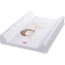 Okbaby Fluffy Beyaz Boy Ölçerli Bebek Alt Değiştirme Minderi